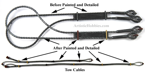 Taigen Tiger I painted tow cables