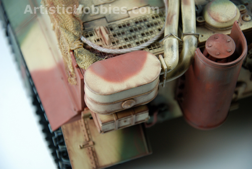 Tiger I air filter weathered