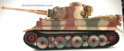 Finished side view Of Taigen Tiger I Tank