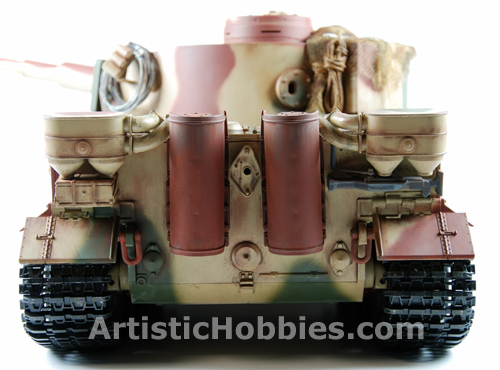 Finished rear view Of Taigen Tiger I Tank