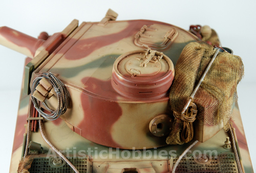 Finished turret view Of Taigen Tiger I Tank