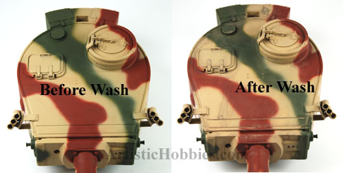 Weathering the Tiger I turret