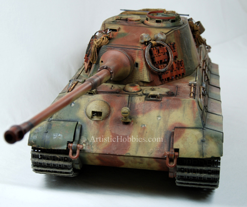 Front side of King Tiger Tank