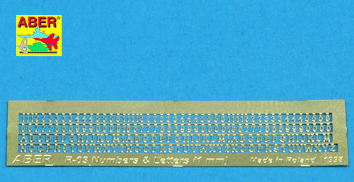 ArtisticHobbies.com - 1/35 Letters & Numbers 1mm High ... rc servo wiring 