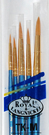 Taklon Artist 5 Brush Set, Set includes: #1, 3, 5, 7, 9 brush