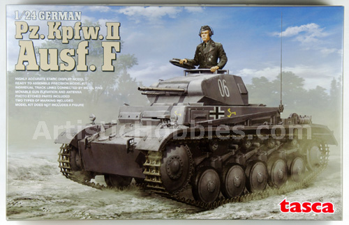 1/24 German Panzer II, Ausf. F. Model Tank kit