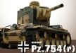 VsTank Pro German PZ754 Infrared RC Tank, Camouflage