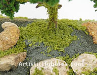 tree base with moss on it