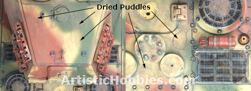 Dried Puddles of dirt