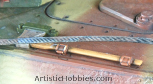 Painting the tools and weathering them